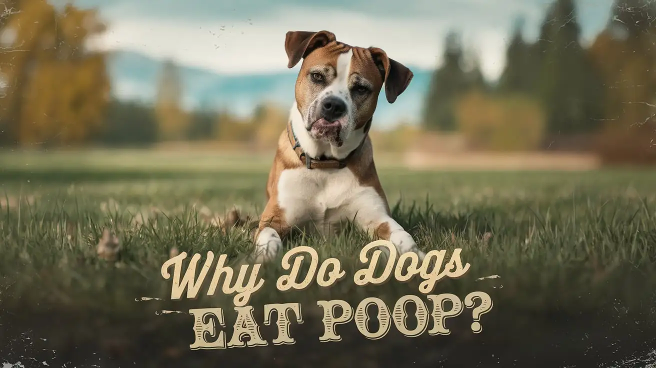 why do dogs eat poop?